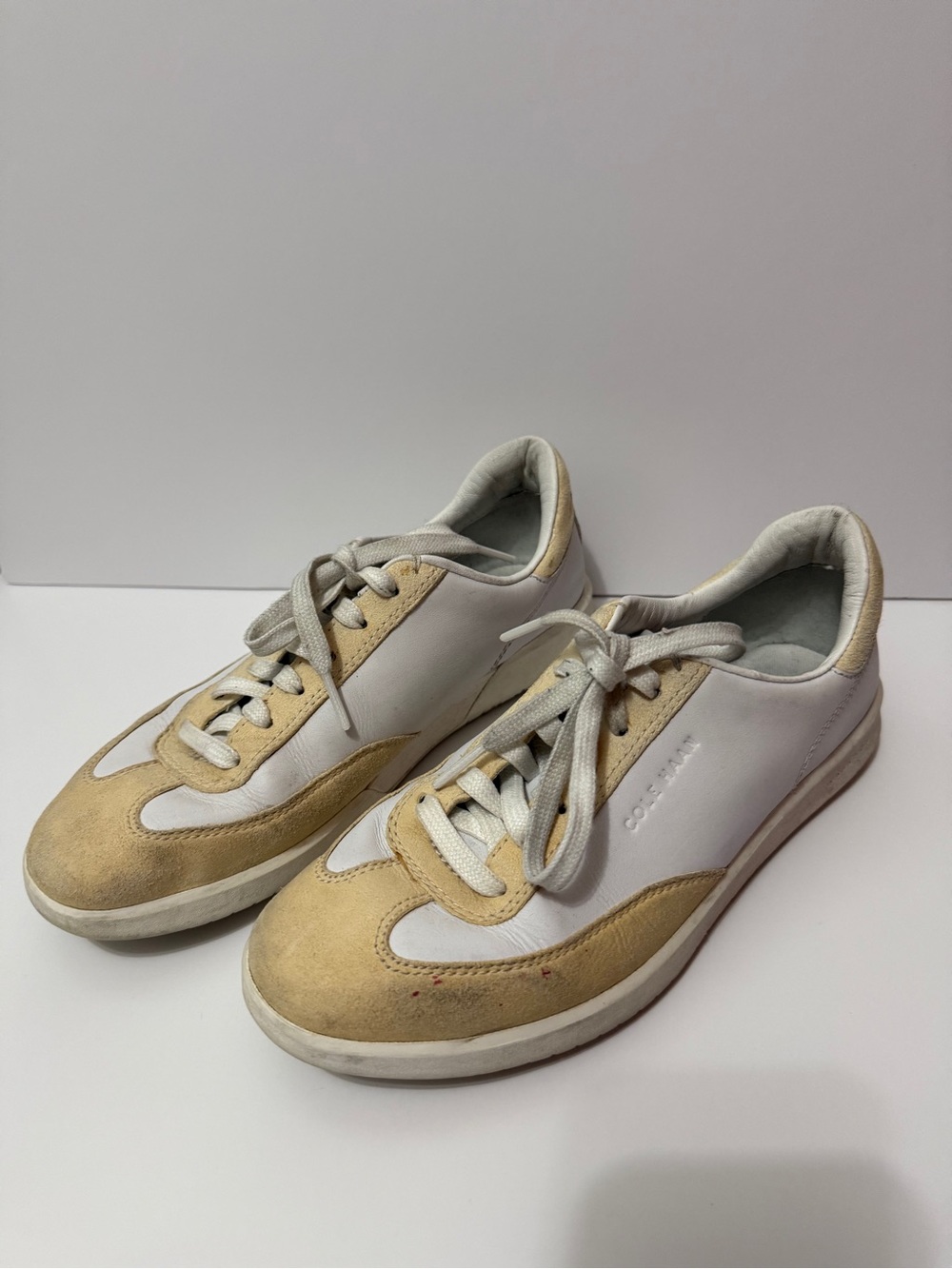 23. Cole Haan GrandPro Sneaker, Optic White, Leather, Womens US Size 6.5